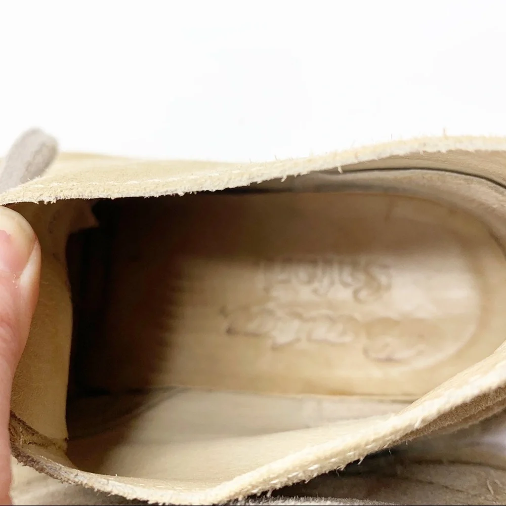 Clarks Women's Tan Suede Ankle Boots - Picture 8 of 13